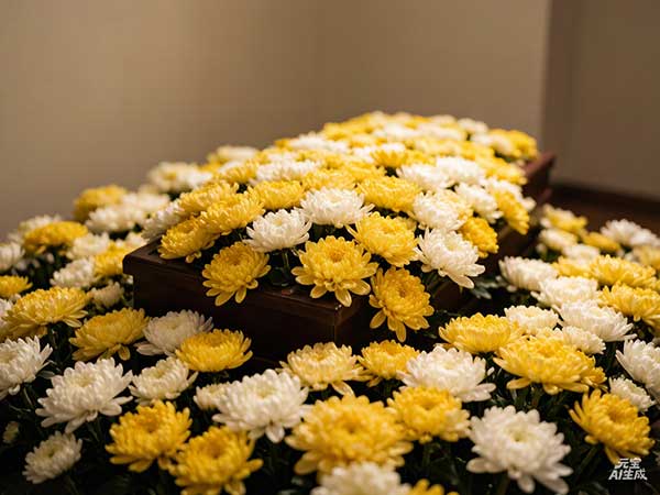 昌平黄白菊伴花